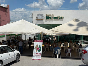 Continúa entrega de apoyos del Bienestar; piden acudir preparados por altas temperaturas