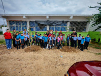 Impulsa Gestión Ambiental Educación Ecológica y Reforestación en escuela de la colonia Nueva Era
