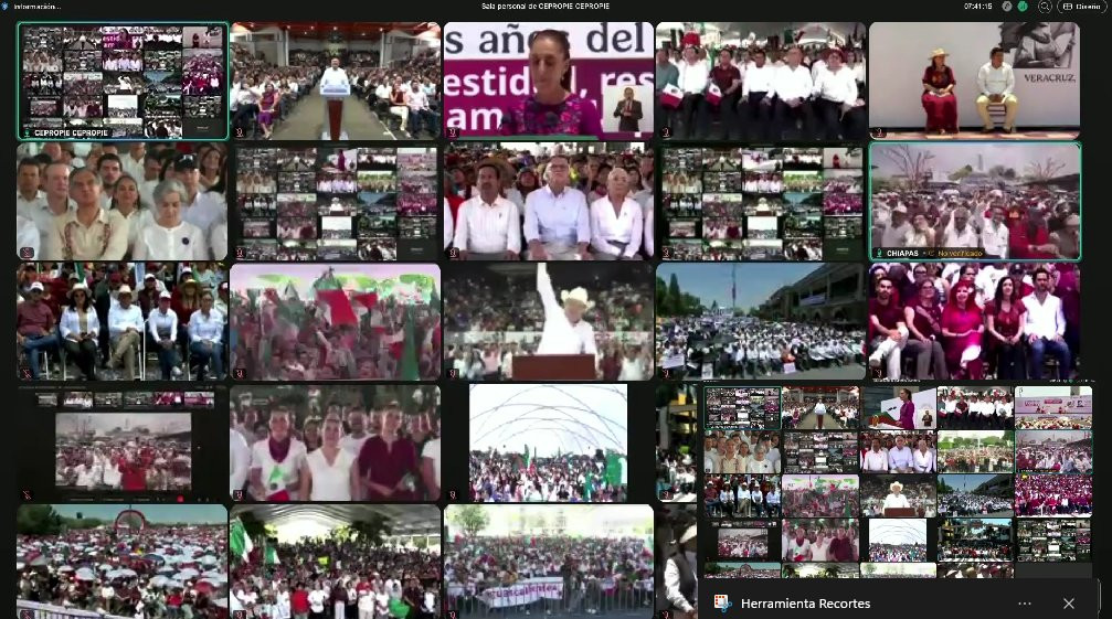 Sheinbaum presenta informe por dos años de su triunfo electoral
