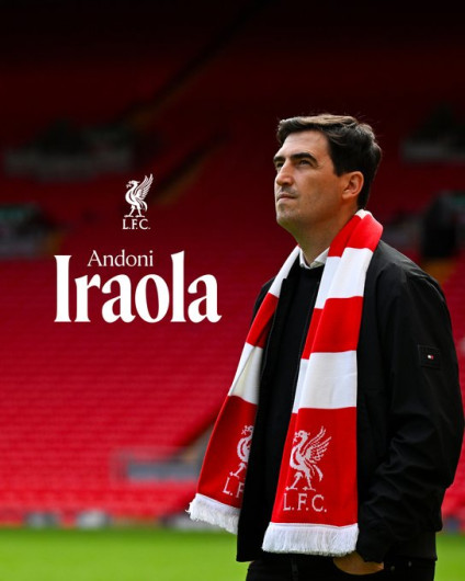Liverpool anuncia a Andoni Iraola como su nuevo entrenador