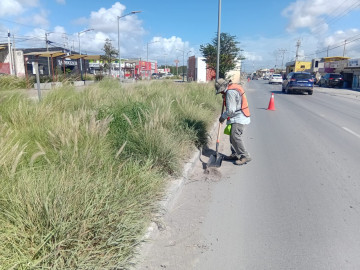 Realizó Gobierno de Reynosa Jornada de Limpieza en la avenida Rodolfo Garza