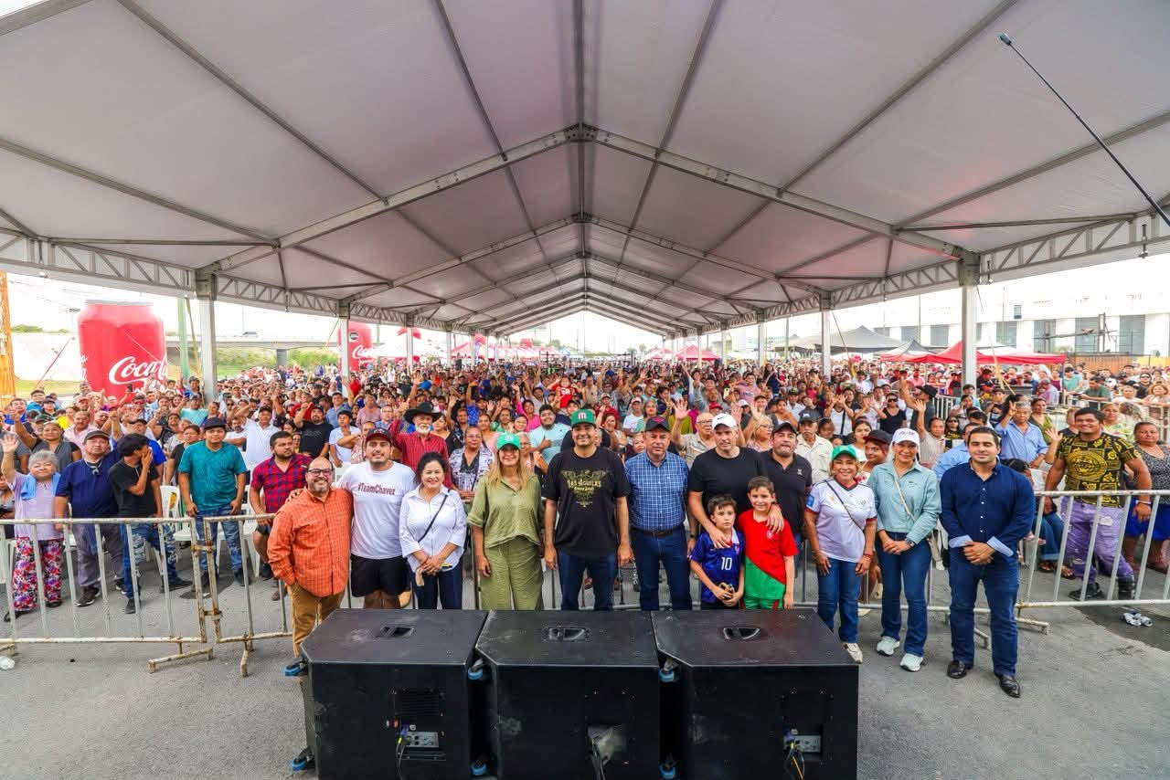 Celebraron miles de Padres su día con el Alcalde Carlos Peña Ortiz en Reynosa
