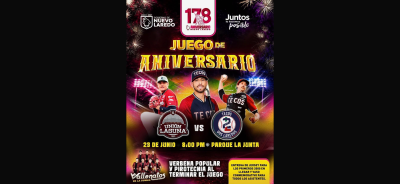 Celebrará Nuevo Laredo su 178 aniversario con juego de béisbol, música y fiesta familiar