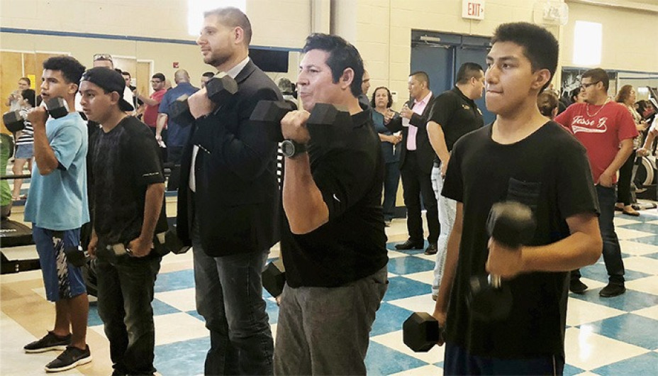 Inauguran centro fitness gratuito en El Cenizo