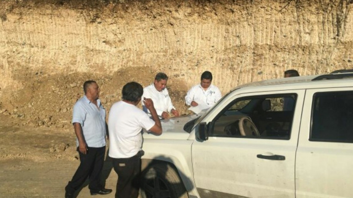 Actividades en banco de materiales de minerales son suspendidas