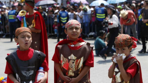 Realizan la 176 Representación de Cristo en Iztapalapa