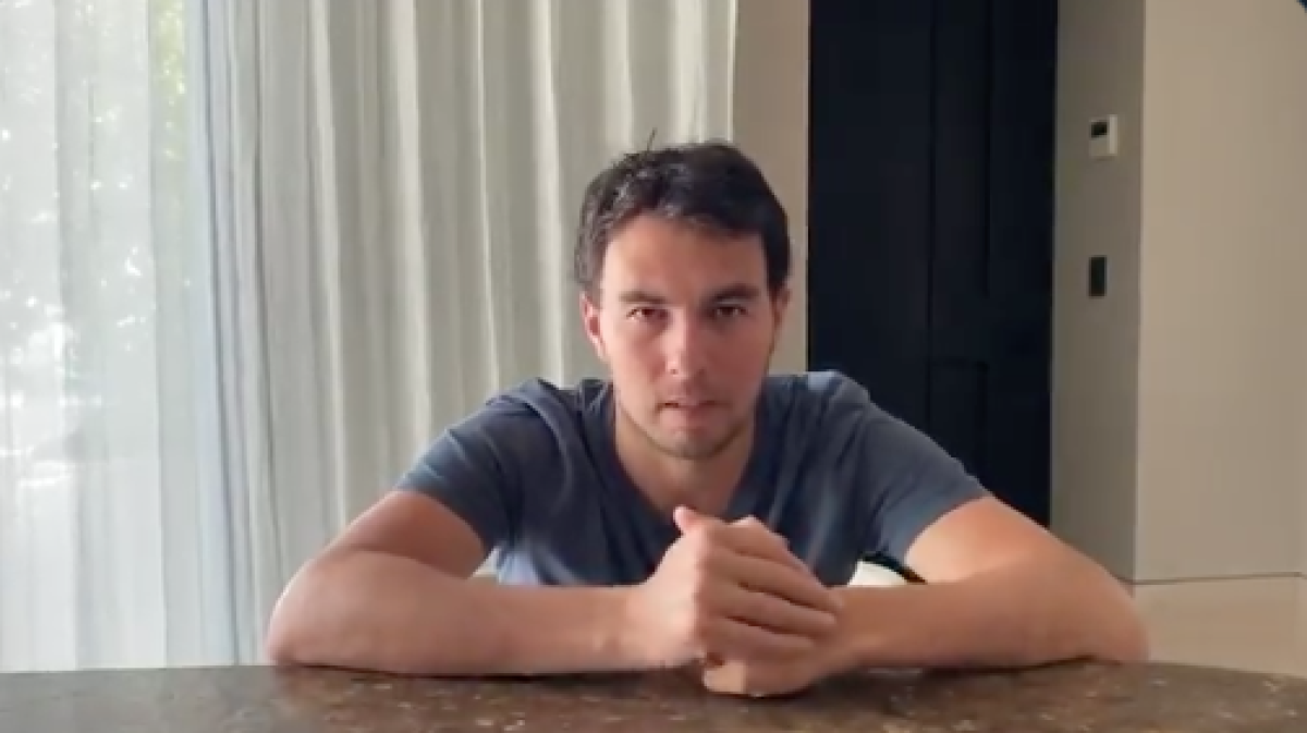 'Checo' Pérez envía mensaje de aliento por covid-19