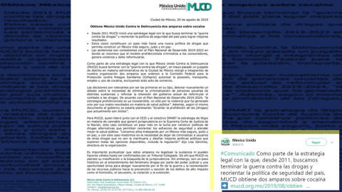 Tras amparo histórico, dan autorización para el consumo personal y lúdico de cocaína a dos personas.