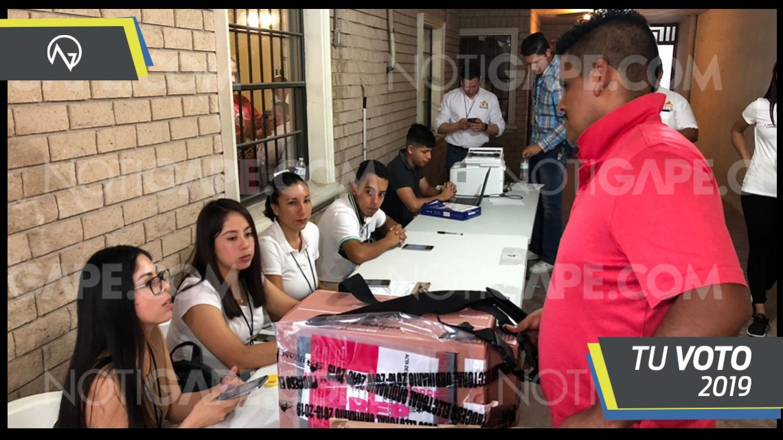 Comienzan a llegar paquetes electorales