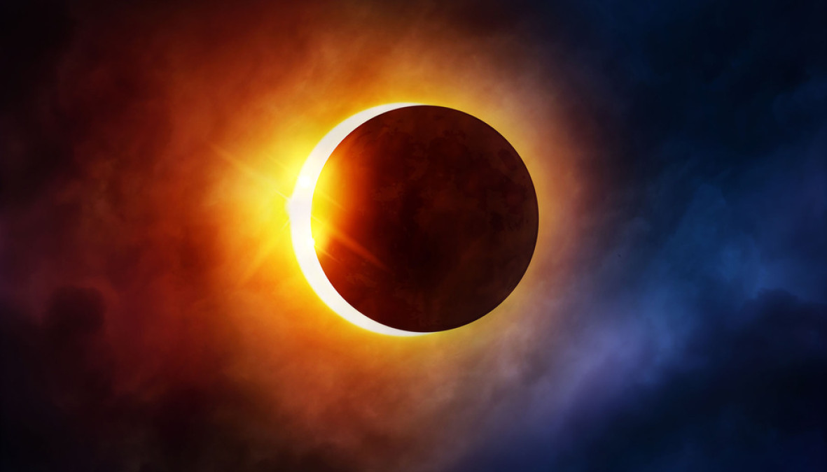 Esta madrugada último eclipse solar del año