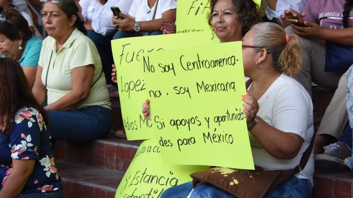 Protestan en Victoria contra acciones implementadas por AMLO
