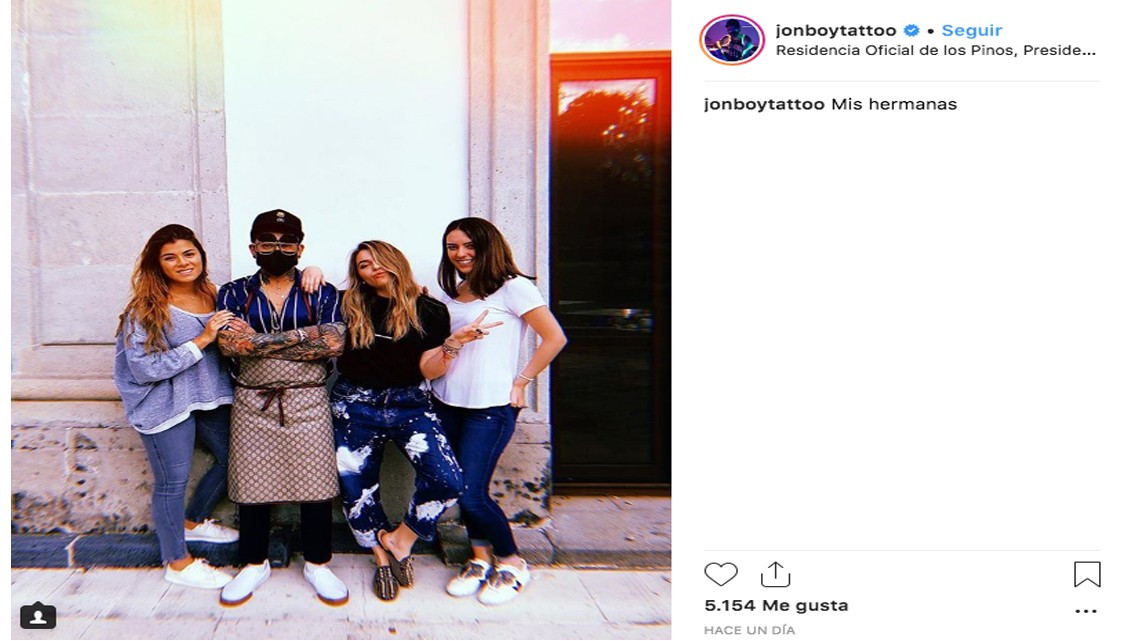 Hijas de EPN llevan a tatuador de celebridades a Los Pinos