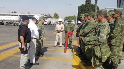 Ejército toma terminal de almacenamiento en Querétaro