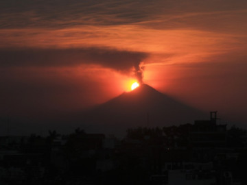 Popocatépetl registra 21 exhalaciones