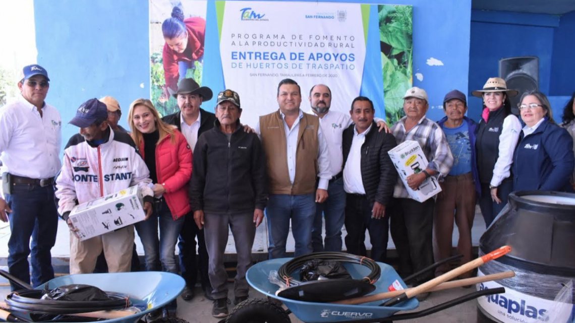 Refrenda Gobierno del Estado apoyo al campo con entrega de Huertos de Traspatio