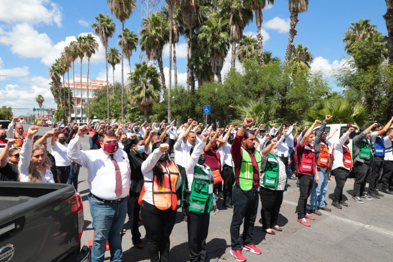 Se une Nuevo Laredo a simulacro nacional para conmemorar la Protección Civil 