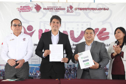 IMJUVE Y Tec Milenio firman convenio para la educación de los jóvenes de Nuevo Laredo