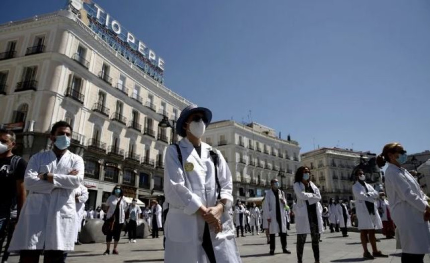 Registra Madrid su primer día sin muertos por COVID-19