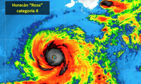 Huracán "Rosa" ya es categoría 4