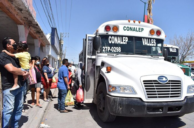 Delegación de Transporte Público en Nuevo Laredo refuerza sus protocolos de sanidad en las unidades