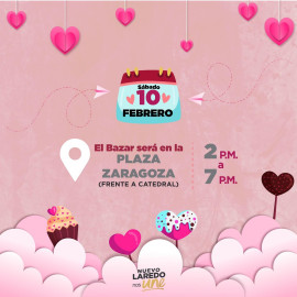 Invitan a Bazar UNE edición San Valentín