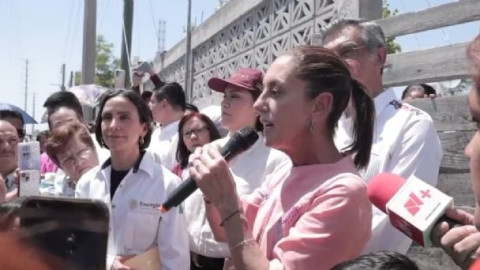 Llega presidenta Claudia Sheinbaum a Reynosa y anuncia apoyos para familias damnificadas por lluvias