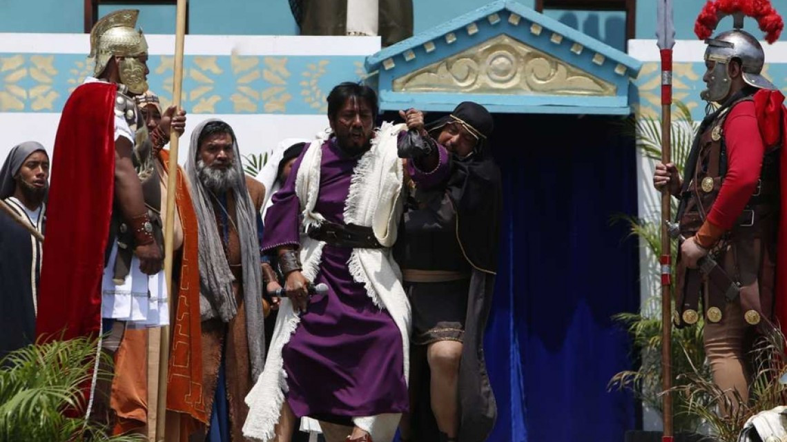 Realizan la 176 Representación de Cristo en Iztapalapa