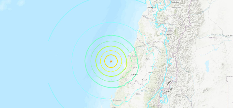 Sismo de 6.8 sacude Chile