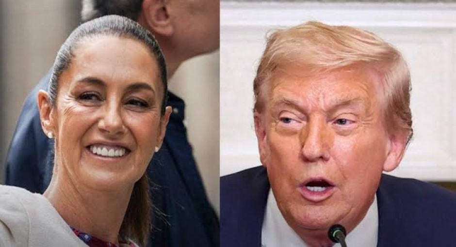 Sheinbaum me cae muy bien, pero México está dirigido por cárteles: Trump