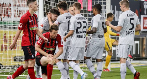 Leverkusen vence a Friburgo en Bundesliga
