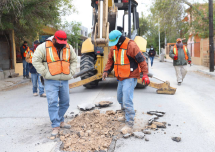 Municipio desarrolla plan de obra pública para dignificar las calles de Nuevo Laredo
