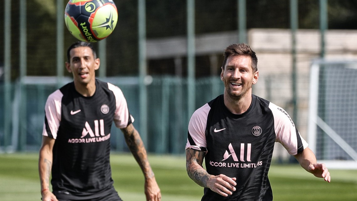 Así fue el primer entrenamiento de Messi en PSG