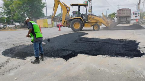 Mejora labor de bacheo del Gobierno de Reynosa la infraestructura vial