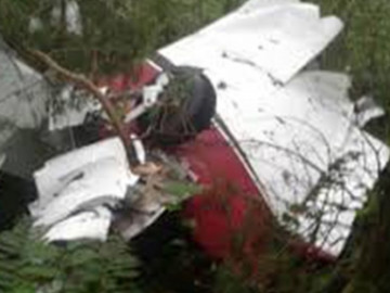 Dos muertos tras desplome de avioneta en Veracruz