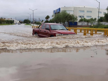 Sonora en alerta azul y verde por ‘Narda’