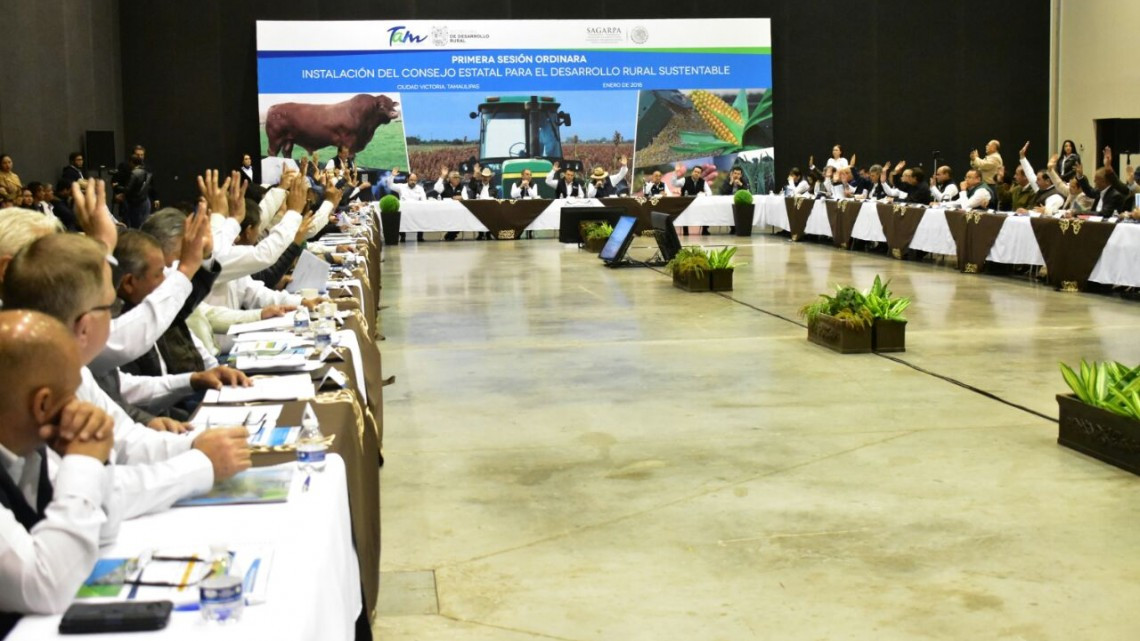 Instalan Consejo Estatal para el Desarrollo Rural Sustentable
