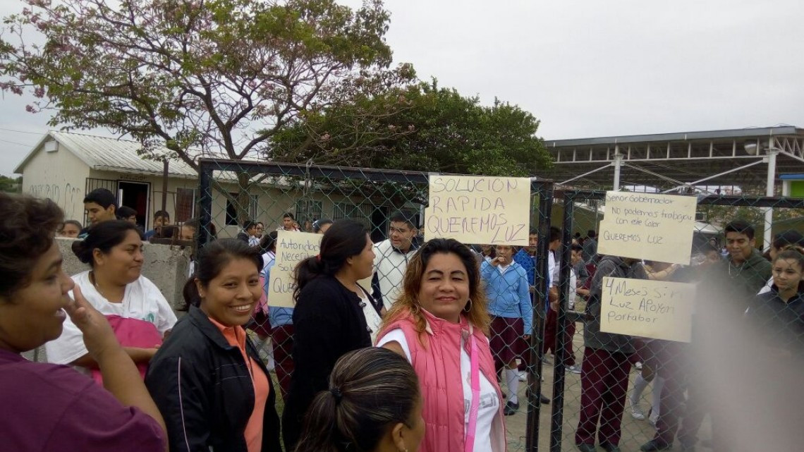 Escuela de Altamira sin energía eléctrica desde hace cuatro meses