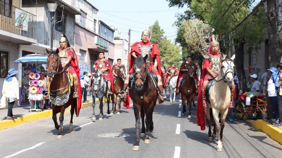 Realizan la 176 Representación de Cristo en Iztapalapa