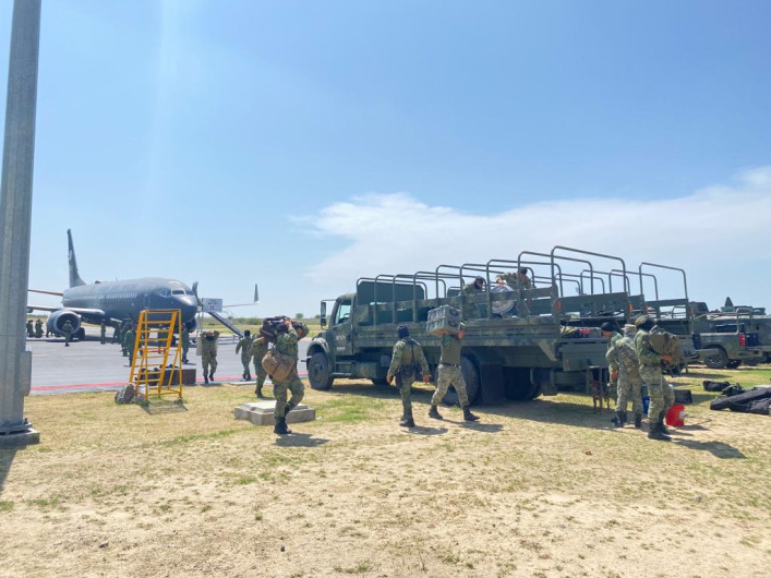 Arriban Unidades en refuerzo a Nuevo Laredo