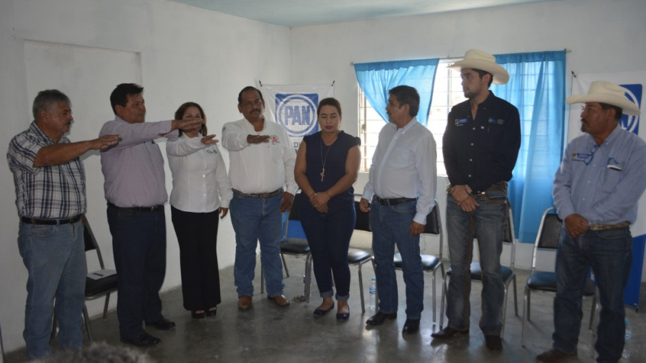 Rinden protesta CDM del PAN en Soto la Marina y Casas 
