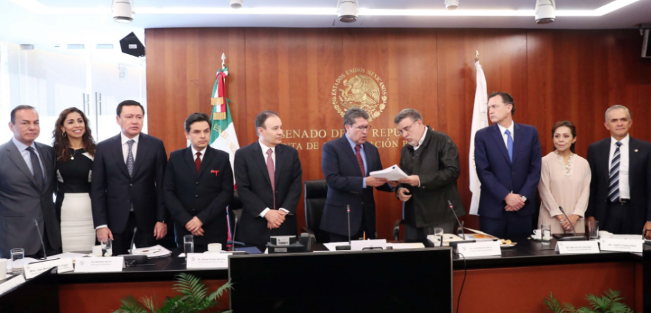 Durazo entrega al Senado paquete de leyes reglamentarias a la Guardia Nacional