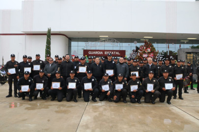 Celebra SSPT a elementos graduados del Curso de Conducción de Motopatrulla