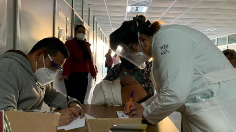 Inicia el ISSSTE en Cd. Victoria proceso de vacunación 