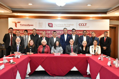 En Reynosa rinde protesta el Consejo Asesor del Centro de Conciliación Laboral de Tamaulipas