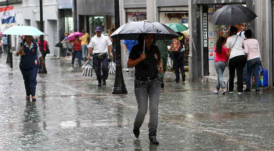 Persistirán las lluvias en la mayor parte del país 