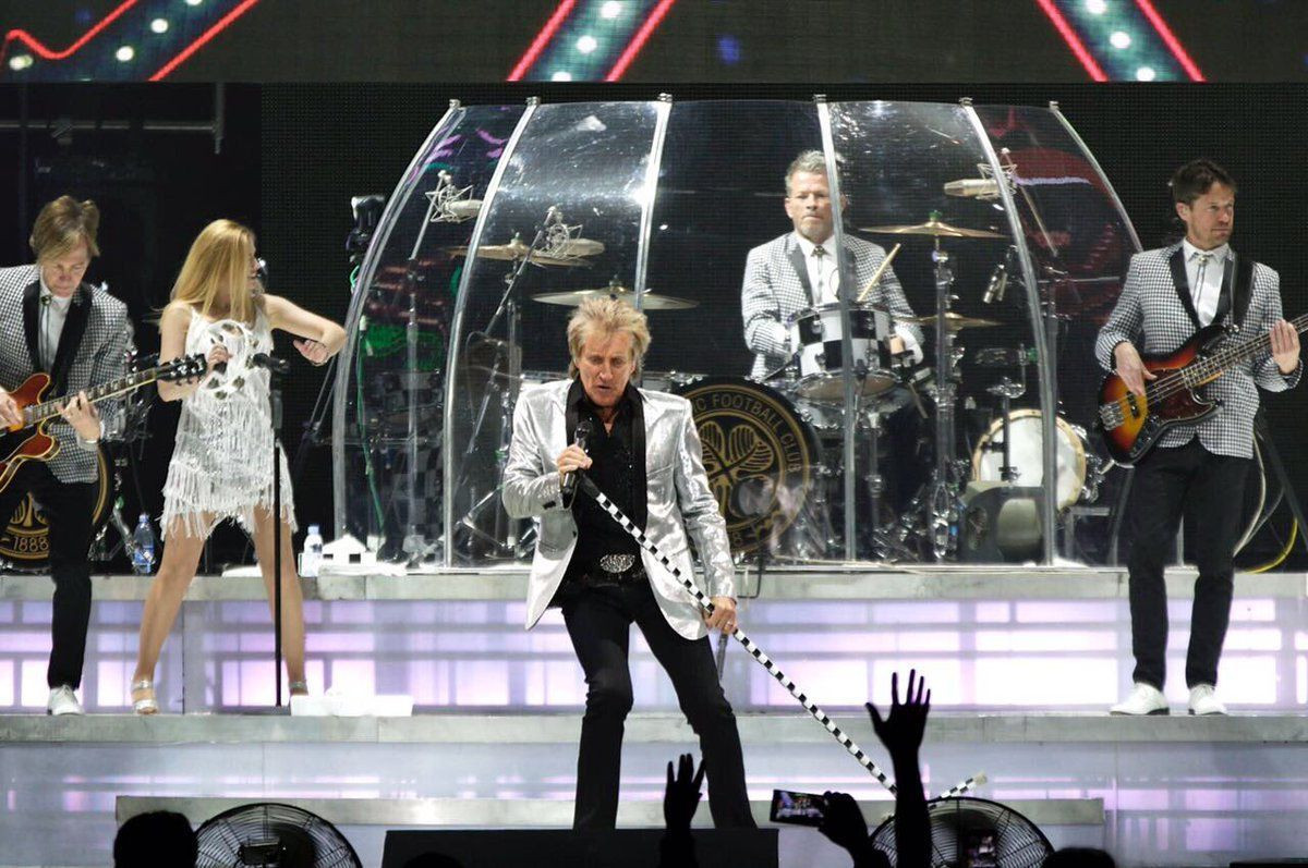 Todo un éxito el concierto de Rod Stewart en la CDMX