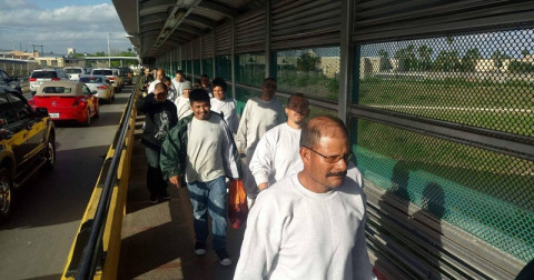 Mas de 10 mil 500 deportados se han recibido por el Puente Nuevo de Matamoros