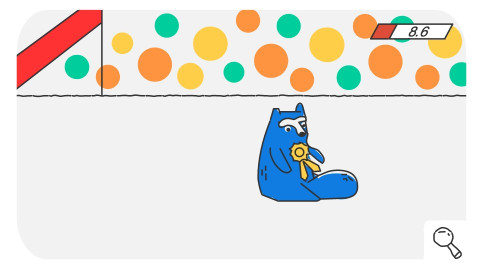 Mapache se vuelve protagonista de doodle en Google