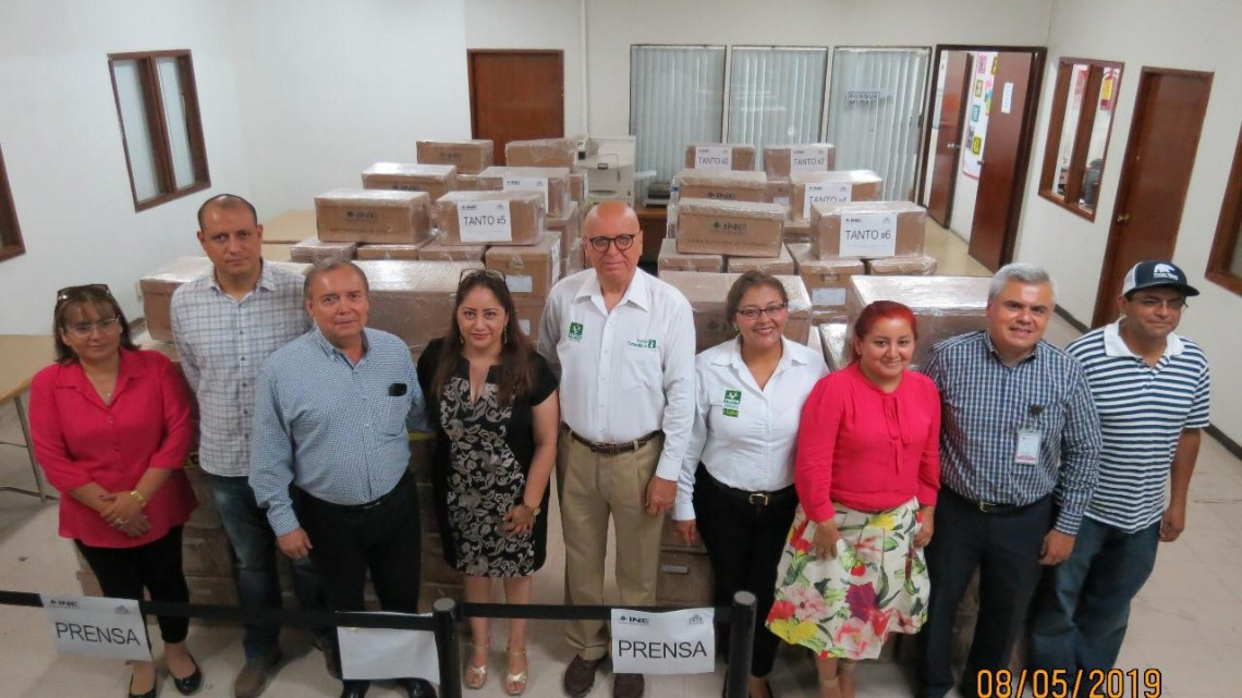 Llega a Tamaulipas listado nominal que se utilizará el día de la jornada electoral