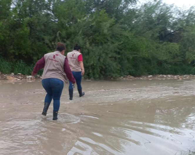 Recorre SEBIEN municipios luego del paso de 